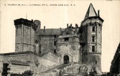 Saumur CPA the castle Entrance (Southern dimension)