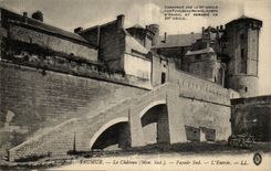 Saumur CPA the castle southern Frontage Entering