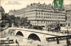 Paris- Le Pont Saint-Michel -CPA
