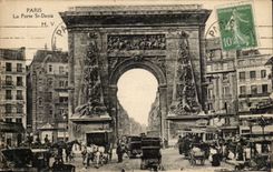 Paris the St-Denis-CPA Gate
