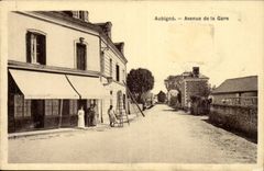 Aubigne- Which occurred of the Station-CPA