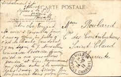 Versailles the Barracks of 1st Genius CPA