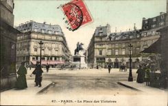 Paris-place of the Victories - CPA