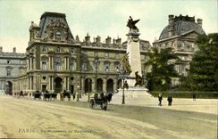 Paris CPA le monument de Gambetta