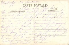 CPA With the farm the opening of the vaults closed Beds (folklore costume)