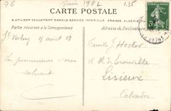Saint Valery en Caux CPA Vieux clocher sur la falaise