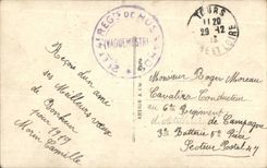 CPA Fantasy Woman Happy New Year (militaria military)