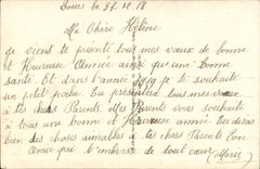 CPA Fantasy Woman Happy New Year (militaria military)