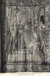 Saumur CPA the Virgin Visitation of Sainte has Sainte Elisabeth (tapestry of 16th)