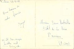 CPA I would like to be close to you (child nounours)