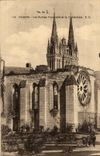 Angers CPA the All Saints' day ruins and the cathedral