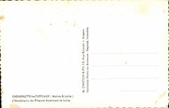 Chenehutte Micaceous chalks CPA the fashionable country inn of the prioress dominating the Loire