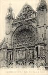Caudebec in CAux CPA the Notre Dame church the rosette