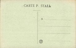 Angers CPA the Barrault home Large home and Statue of Lenepeveu