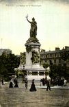 paris CPA La statue de la Republique