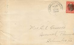 Lettre Covers Etats-Unis 2c Conneautville 