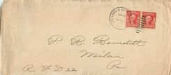 Lettre Cover Columbia 1906