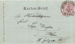 Entier Postal Stationary  Autriche  1901 for Wien