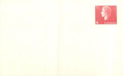 Postal stationary Canada 4c