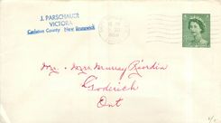 Postal stationary Canada 2c for Goderick