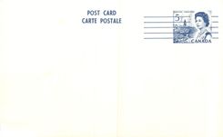 Entier Postal Stationary Canada 5c