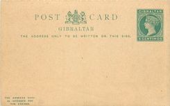 Entier Postal Stationary Gibraltar with reply card