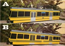 CPM Maquettes du nouveau materiel rouland de la ligne 5 