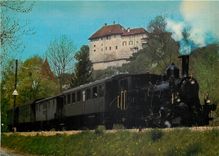 CPM Sensetal Dampf Bahn Bern Dampfzug mit Schloss Laupen 