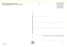 CPM Switzerland Furka Oberalp Bahn in der Schollenen 