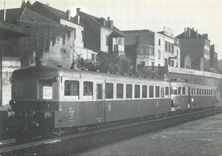 CPM Autorail De Dietrich et Remorque Decauville Gare Luxembourg 