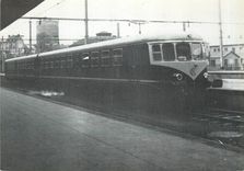 CPM Autorail Westwaggon Gare Luxembourg 