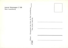 CPM Autorail Westwaggon Gare Luxembourg 