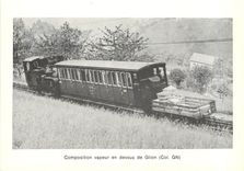 CPM Composition vapeur en dessus de Glion 