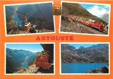 CPM Pyrenees Atlantiques Artouste Telepherique d'access a la gare de depart du train 