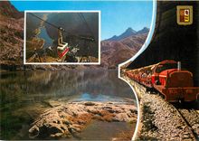 CPM Pyrenees Atlantiques Artouste Petit train en route vers le lac d'Artouste 