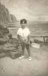 Real photo CPA Child baby (locates has Saint Even) FAuRe August 1921