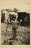 Real photo CPA Beach Mad years Child