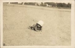 Real photo CPA beach Child