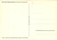 CPM Die Furka Oberalp Bahn bei Disentis Graubunden