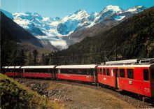 CPM Der Bernina Express Piz Bernina Piz Morteratsch
