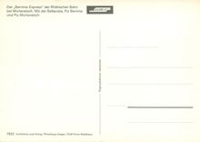 CPM Der Bernina Express Piz Bernina Piz Morteratsch