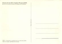 CPM Chemin de fer Biere Apples Morges  BE 4 4 12 Château de Vufflens