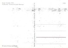 CPM Brussel  1936 Boulevard du jardin exotique