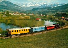 CPM Amor Express der Bodensee Toggenburg Bahn bei Nesslau Neu St Johann