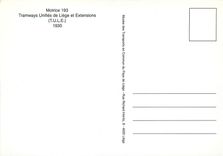 CPM Motrice Leige 1930 Martini Vermouth