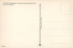 CPM Belphegor en gare de Cravant 