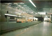 CPM Anvers Interieur de la station de Metro Meir