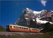 CPM Jungfraubahn mit Eiger 