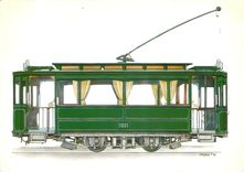 CPM Voiture motrice Tramways bruxellois