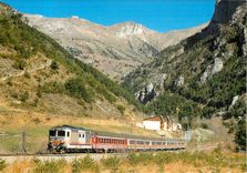 CPM Une rame reversible Gare d eVievola Tunnel du col de Tende